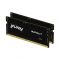Комплект модулей памяти Kingston FURY Impact Black PnP KF548S38IBK2-64 DDR5 64GB (Kit 2x32GB) 4800MH