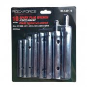 Набор ключей трубчатых торцовых 10 предметов(6х7,8х9,10х11,12х13,14х15,16х17,18х19,20х22), в блистере ROCKFORCE RF-50817B 47304