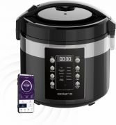 Мультиварка Polaris PMC 0528 Wi-Fi IQ Home серебристый, черный