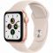 Apple Watch SE GPS, 40mm Gold Aluminium Case with Starlight Sport Band - Regular, Model A2351