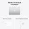 13-inch MacBook Air: Apple M4 chip with 10-core CPU and 8-core GPU, 16GB, 256GB SSD - Silver,Model A3240
