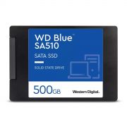 Твердотельный накопитель 500GB SSD WD BLUE SA510 2.5” 7мм SATA 6Gb/s Чтение 555Мб/с Запись 440Мб/с, WDS500G3B0A.