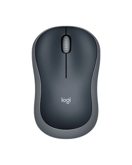 Мышь компьютерная  Mouse wireless LOGITECH M185, Grey