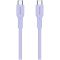 CANYON cable OnWire 60CL C-C 60W COLOR Braided 1m Purple
