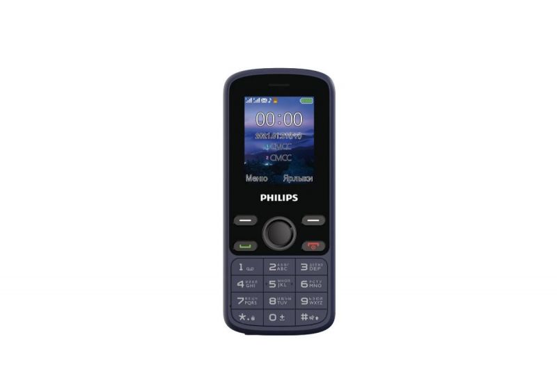 Мобильный телефон Philips Xenium E111 синий