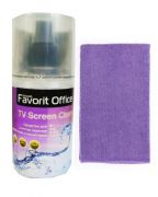F150419 "FAVORIT OFFICE TV Screen Clean Спрей 200 мл д/экранов, мониторов   салфетка из микрофибр /