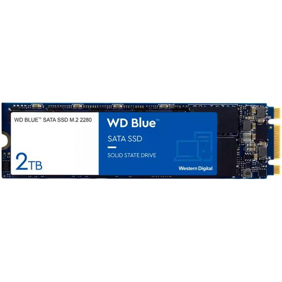 Твердотельный накопитель 2000GB SSD WD BLUE SA510 3D NAND M.2 SATA R560Mb/s W520MB/s WDS200T3B0B