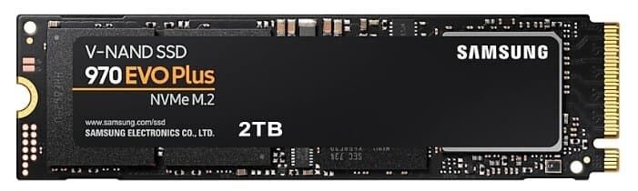 Жесткий диск SSD Samsung 970 EVO Plus NVMe M.2 2Tb
