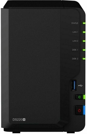 Synology DS220+  2xHDD NAS-сервер «All-in-1»