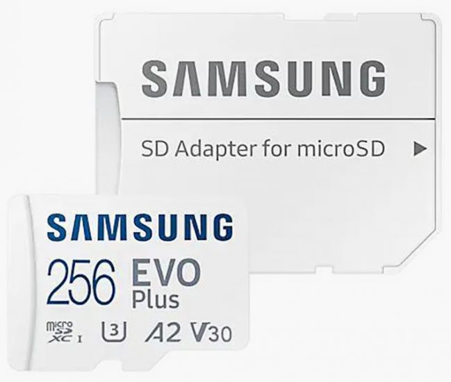 Карта памяти 256GB Samsung EVO Plus UHS-I microSDXC Adapter, Class 10, MB-MC256KA/EU