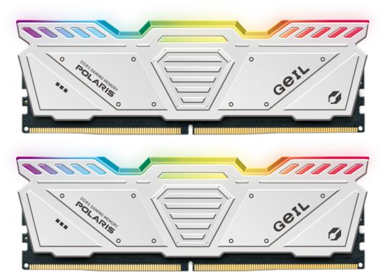 Оперативная память с RGB подсветкой 32GB Kit (2x16GB) GEIL POLARIS RGB 6000Mhz DDR5 PC5-48000 38-44-44-84 1.35V GOSW532GB6000C38BDC White Оперативная память с RGB подсветкой 32GB Kit (2x16GB) GEIL POLARIS RGB 6000Mhz DDR5 PC5-48000 38-44-44-84 1.35V GOSW532GB6000C38BDC White