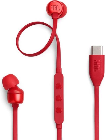 JBL Tune 310C - Wired TypeC Headset - Red