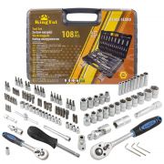 Набор инструментов 108пр.1/2'',1/4''(6гр.) KINGTUL KT-41082-5EURO 51580