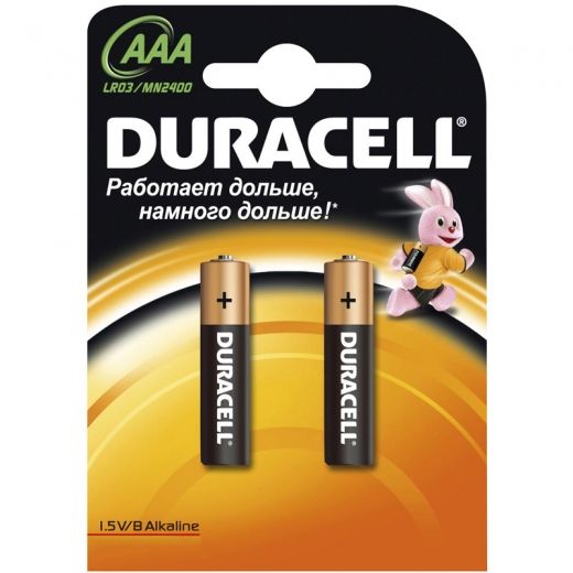 Батарейка Duracell Battery Basic AAAx2 (058170) (116054)