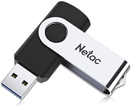 USB Флеш 128GB 3 Netac U505/128GB черный-серебро