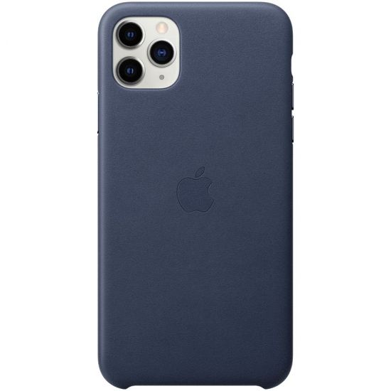 iPhone 11 Pro Max Leather Case - Midnight Blue