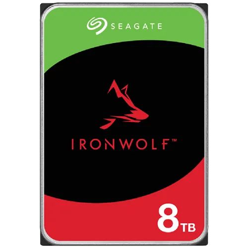 Жесткий диск для NAS систем  8Tb HDD Seagate IronWolf SATA 6Gb/s 7200rpm 3.5" 256Mb ST8000VN002