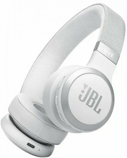 JBL Live 670NC - Wireless Over-Ear Headset with Active Noice Cancelling - White