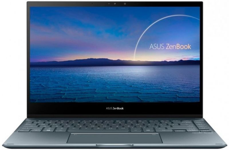 Ноутбук Asus ZenBook Flip 13 UX363JA-EM215T / 13,3FHD / 1920x1080 Touch IPS / Core i5 1035G1 / 8GB / 256GB / Win10 / Pine Grey (90NB0QT1-M04780)