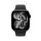 Apple Watch Series 11 GPS 46mm Jet Black Aluminium Case with Black Sport Band - M/L,Model A3333