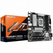 Сист.плата Gigabyte B860M DS3H 1.0, B860, LGA1851, 4xDDR5, 3xPCI-E x16, M2, SATA, 2xDP, HDMI, BOX
