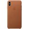 iPhone XS Max Leather Case - Saddle Brown, Model