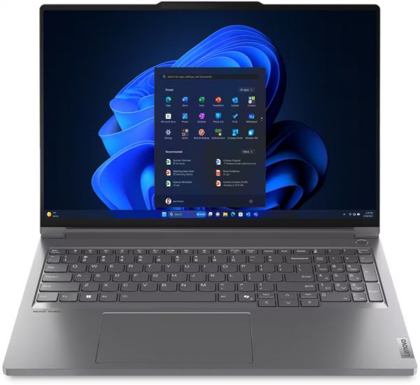 Ноутбук Lenovo ThinkBook 16p G5 IRX (21N5001URU) — 16″ WQXGA / Core i7-14650HX / RTX 4060 8 GB / 16 GB / 512 GB / No OS / Storm Grey