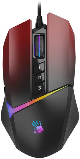 Мышь Bloody W60-Max, Gradient Red, оптическая 10000CPI, 180 см, USB