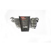 Набор ключей комбинированных трещоточных с шарниром 7 предметов  (8,10,12,13,14,17,19мм), в пластиковом держателе PATRON P-51072F 47402