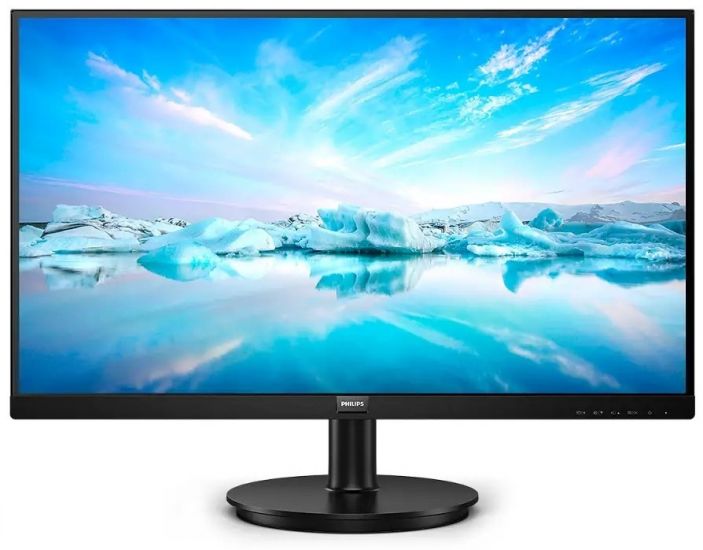 Монитор жидкокристаллический PHILIPS 275V8LA/00 LCD 27'' VA 16:9 2560x1440 75Гц, 4мс, 250кд, 4000:1, 178х178, HDMIx2, DP, АС 2Вт, -5/20 гр,  черный