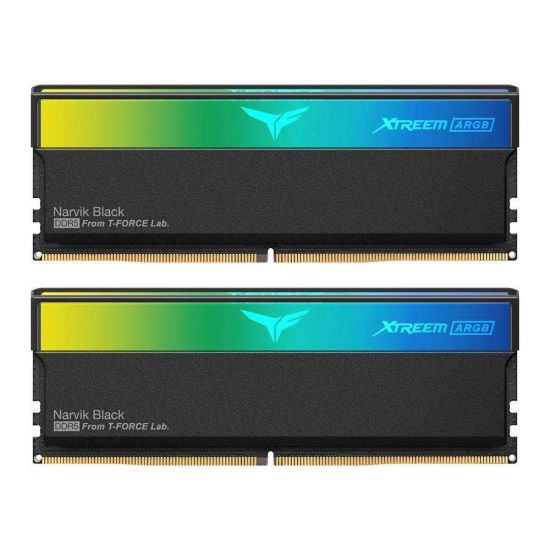 Оперативная память 32GB Kit (2x16GB) 7200MHz DDR5 Team Group XTREEM ARGB, PC5-57600, CL34-42-42-84, 1.4V, FF9D532G7200HC34ADC01 Narvik Black