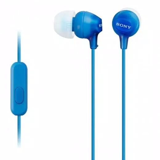 Наушники вставные с микрофоном Sony MDR-EX15APLIC(Z)(CE7) (946727) синие