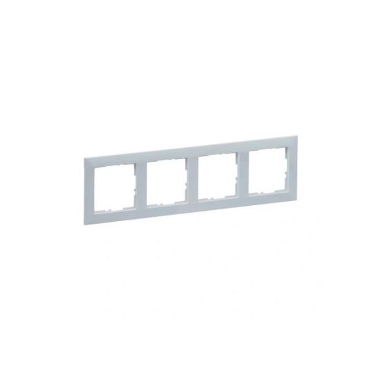 Legrand 721514 SUNO Рамка 4П АЛЮ