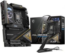 Материнская плата MSI MEG Z890 ACE LGA1851 4xDDR5 6xSATA3 RAID 5M.2 1xHDMI 2xThunderbolt4 10xUSB 10Gbps 1x10G LAN Wi-Fi  Bluetooth ATX