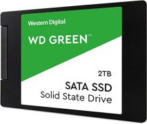 Твердотельный накопитель 2000GB SSD WD Серия GREEN 3D NAND 2.5” SATA3 R545Mb/s, W465MB/s WDS200T2G0A