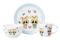 Набор детской посуды Ardesto Bunnies 3 пр., фарфор AR3456BS