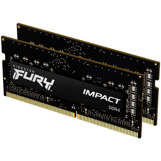 Kingston 32GB 3200MT/s DDR4 CL20 SODIMM (Kit of 2) FURY Impact, EAN: 740617318388