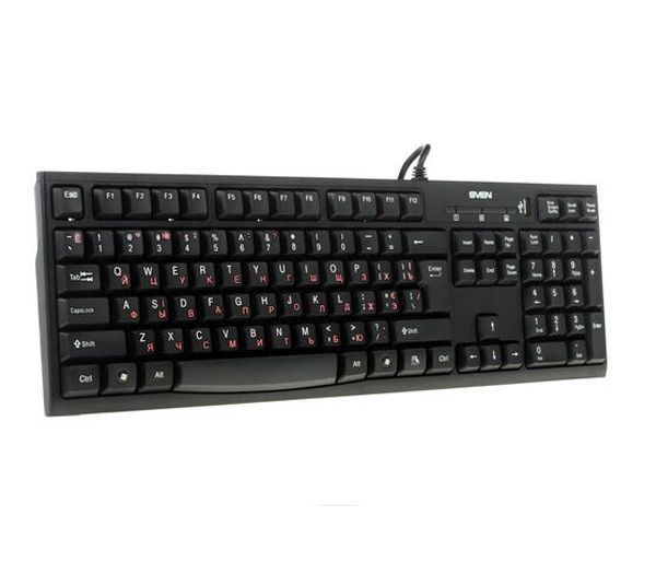 SVEN Keyboard Standard 304 USB HUB black