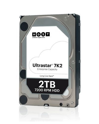 Накопитель на жестком магнитном диске WD Жесткий диск Western Digital Ultrastar 7K2 HUS722T2TALA604 (1W10002) 2ТБ 3.5" 7200RPM 128MB SATA 512N