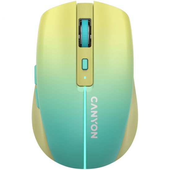 CANYON mouse MW-44  Wireless Charge Yellow Blue