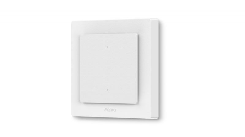 Умный выключатель Aqara Light Switch H2 EU (2 Buttons, 1 Channel)