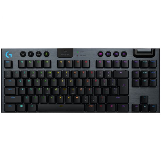 LOGITECH G915 X LIGHTSPEED TKL Wireless Gaming Keyboard - BLACK - US INT'L - 2.4GHZ/BT  - EMEA28i-935 - TACTILE