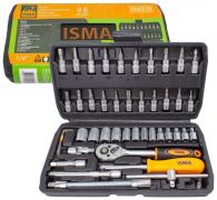Набор инструментов 46пр. 1/4'' 47891 ISMA-2462-5