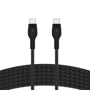 BELKIN  USB-C to USB-C 2.0 Braided silicone, 3M, Black