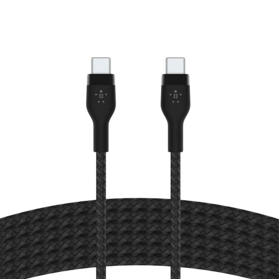 BELKIN  USB-C to USB-C 2.0 Braided silicone, 3M, Black