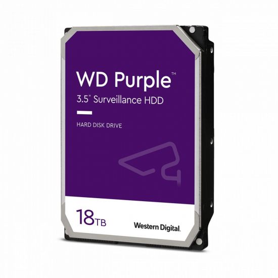 Жесткий диск для видеонаблюдения HDD 18Tb Western Digital Purple SATA 6Gb/s 512Mb 3,5" WD180PURZ