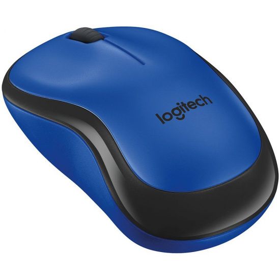Мышь беспроводная Logitech M220 Silent Blue (синяя, оптическая, 1000dpi, 2.4 GHz/USB-ресивер, бесшумная)