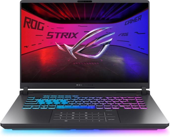 Ноутбук Asus ROG Strix G16 G615JH-RV046 16″ WUXGA IPS 165 Hz / Intel® Core™ i5-13450HX / 16 GB / 512 GB SSD / NVIDIA RTX 5050 8 GB / Без ОС / Eclipse Gray (90NR0N71-M001K0)