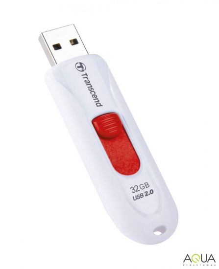 USB Флеш 32GB 2 Transcend TS32GJF590W белый