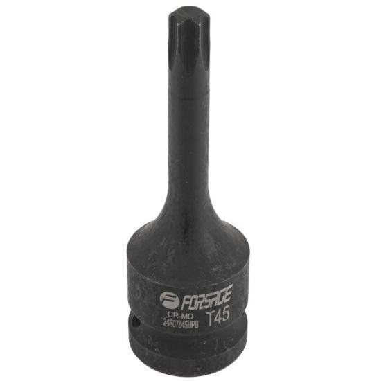 Головка-бита TORX ударная T45,1/2" (L-78мм) Forsage F-24607845MPB 56151